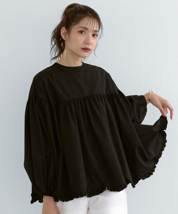 楽天市場】ヨーク切り替え ギャザー切り替え ブラウス シャツ