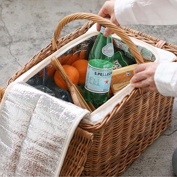 アラログ ピクニッククーラーバスケット THE AROROG 持ち手 取っ手付き