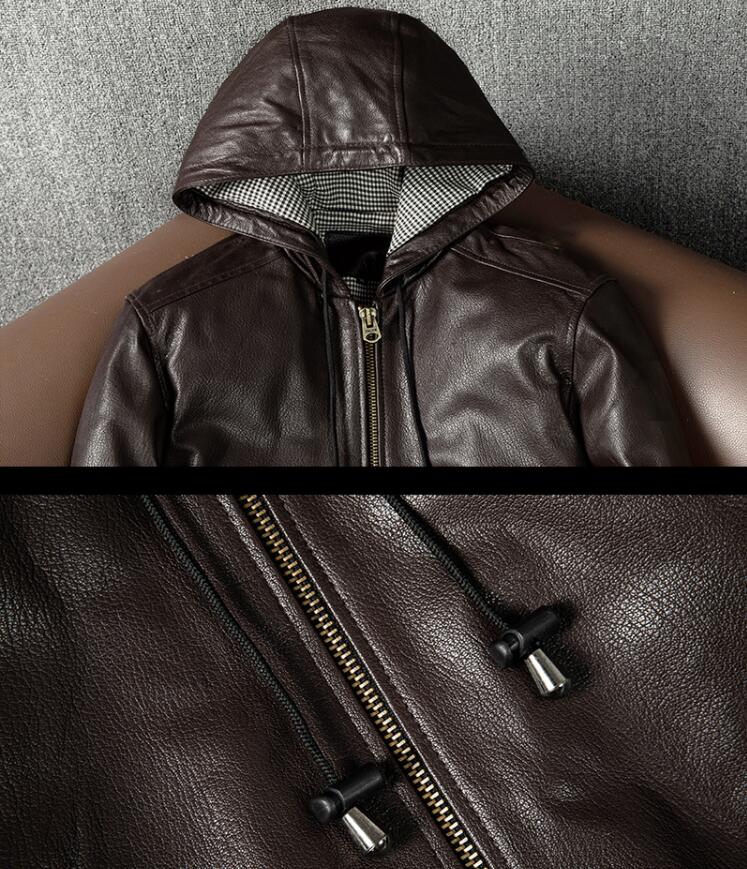 楽天市場】羊革 レザージャケット コートフード付き 本革 革ジャン