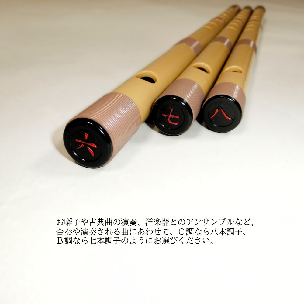 楽天市場】【篠笛】スズキ プラスチック篠笛 童子 七つ穴 【六～八本