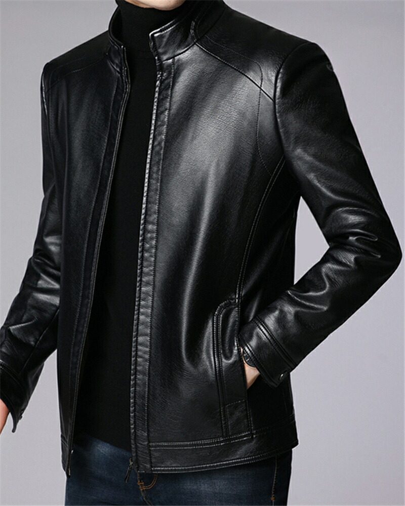 楽天市場】レザージャケット メンズ 本革 ジャケット 秋冬 厚手 革