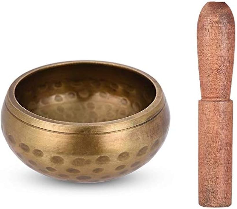 楽天市場】チベット式シンギングボウル 瞑想用真鍮製ボウル 木製