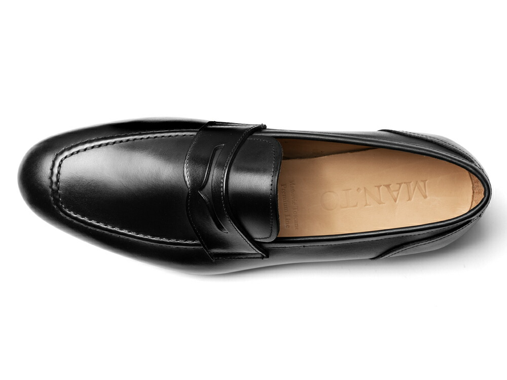 楽天市場】マント MAN.TO コインローファー レザー ブラック ALBERTO