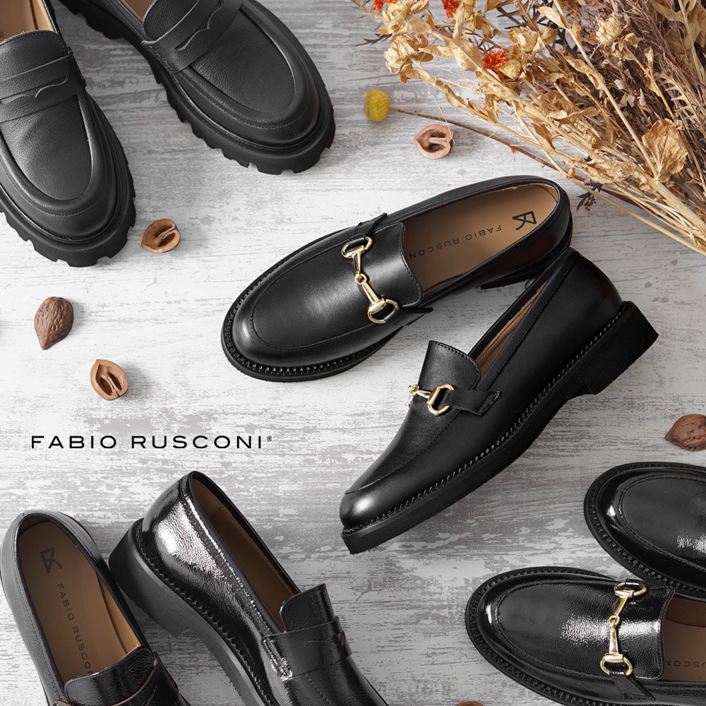 楽天市場】ファビオルスコーニ fabio rusconi ビットローファー 厚底