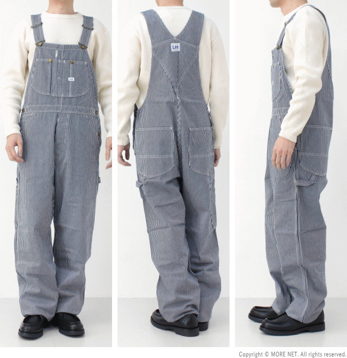 楽天市場】ポイントUP_リー Lee ヒッコリーストライプ オーバーオール