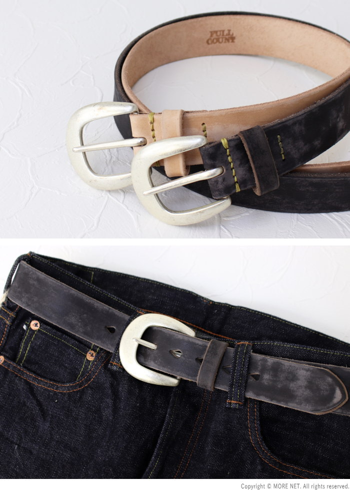 楽天市場】ポイントUP_フルカウント FULLCOUNT ワイルドレザーベルト