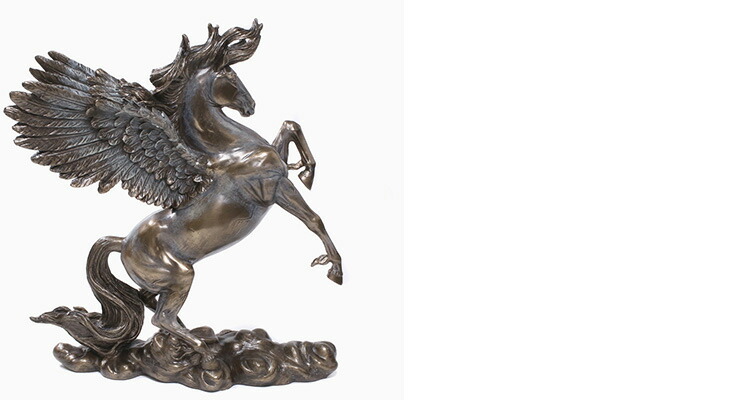 楽天市場】イタリア製 ITALY 置物 インテリア 像 お部屋 ペガサス