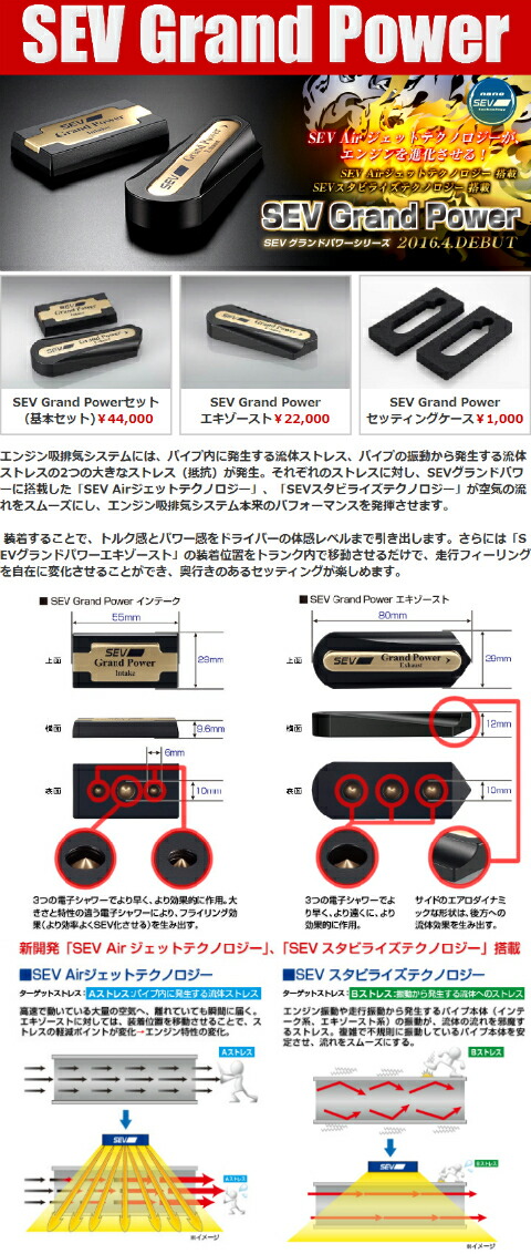 楽天市場】SEV Grand Power/グランドパワーエキゾースト・送料無料