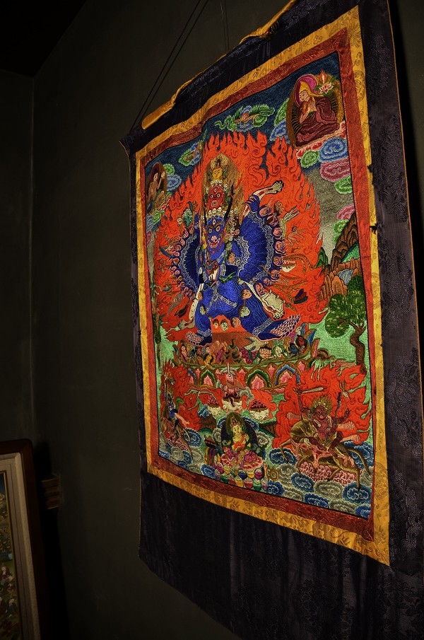 楽天市場】刺繍仏画 大威徳明王（ヤマーンタカ） : 仏像仏画チベット
