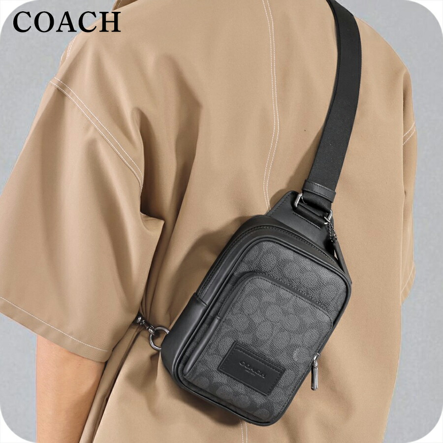 コーチ ボディバッグ メンズ レディース ブランド COACH CV763 ブラック