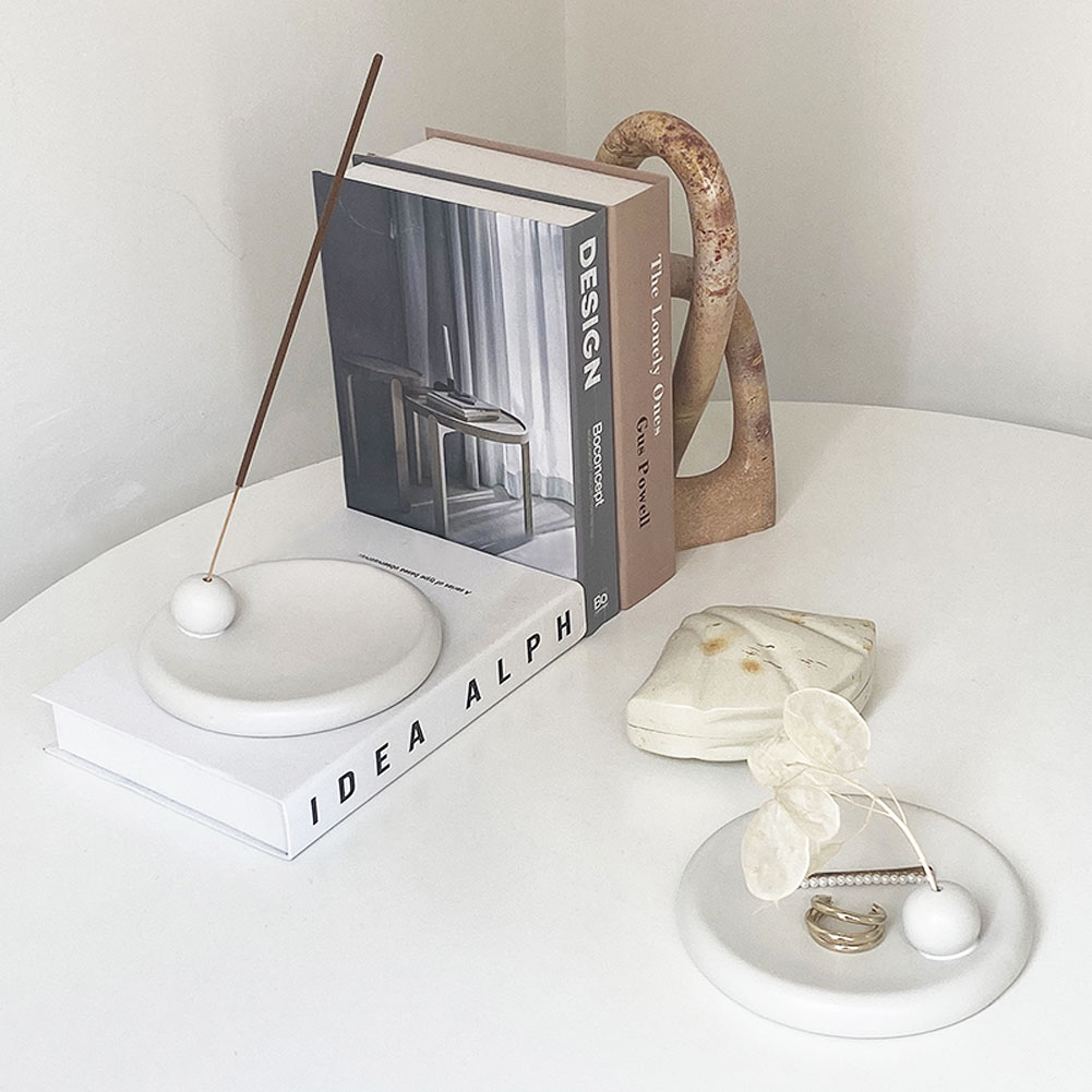 楽天市場】＼ランキング受賞／ お香立て 陶器 ホワイト インセンス