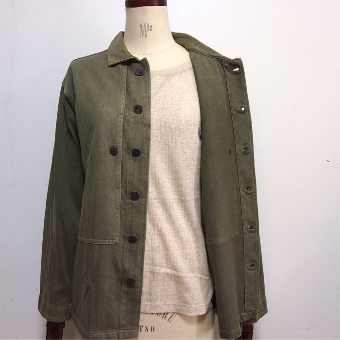 ラルフローレン ダブルアールエル レディース ヘリンボーン ミリタリー