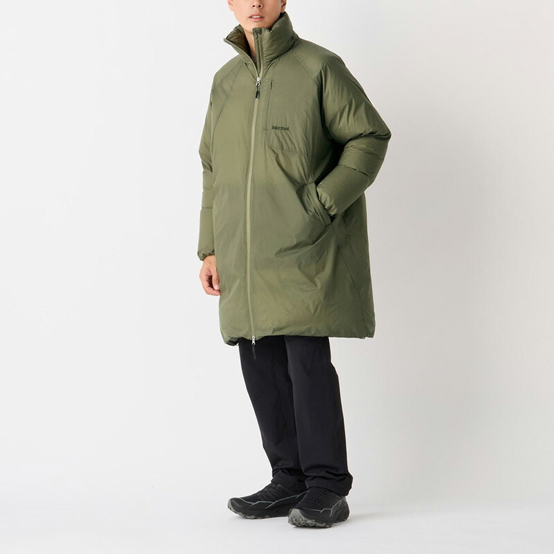 楽天市場】マーモット ダウンジャケット ロング丈 メンズ レディース