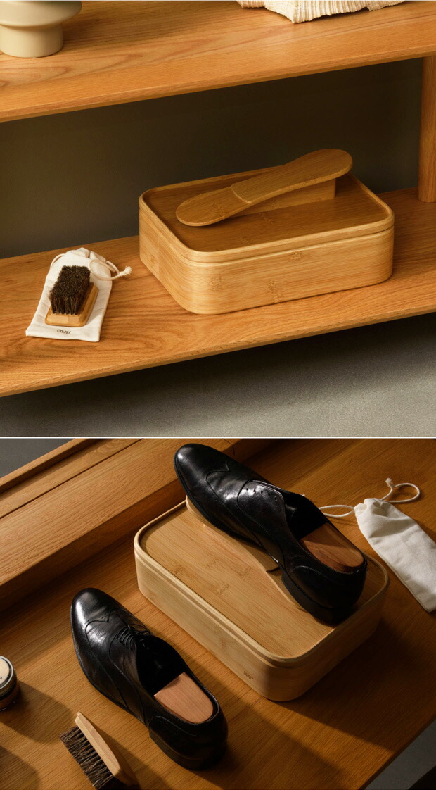 楽天市場】GUDEE シューケアボックス 靴磨き 靴磨きセット道具 収納 馬