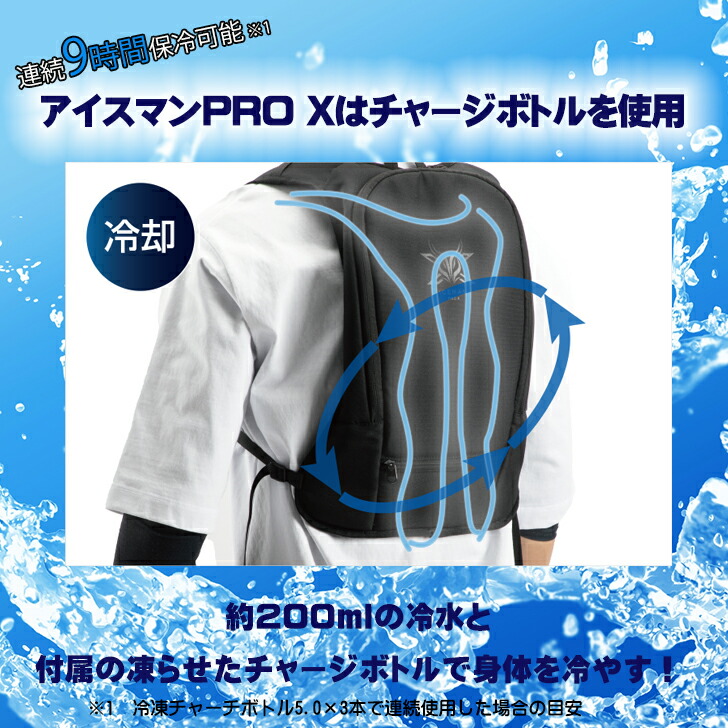楽天市場】アイスマンベスト PRO X2 フルセット 【チャージボトル2本