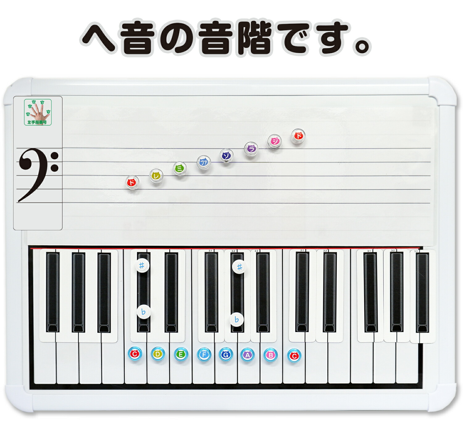 楽天市場】黒鍵配置ボードピアノ教材 黒鍵 鍵盤カード 鍵盤 五線譜