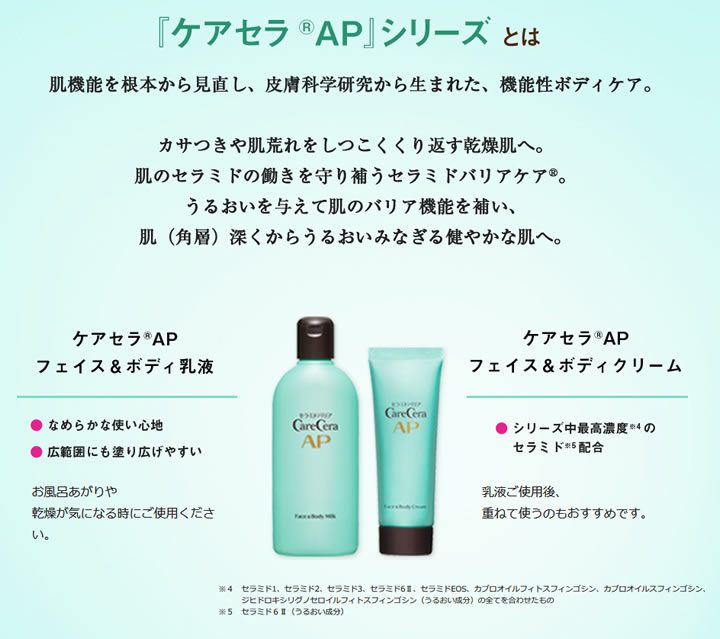 楽天市場】ロート製薬 ケアセラ APフェイス&ボディ乳液 200ml 本体