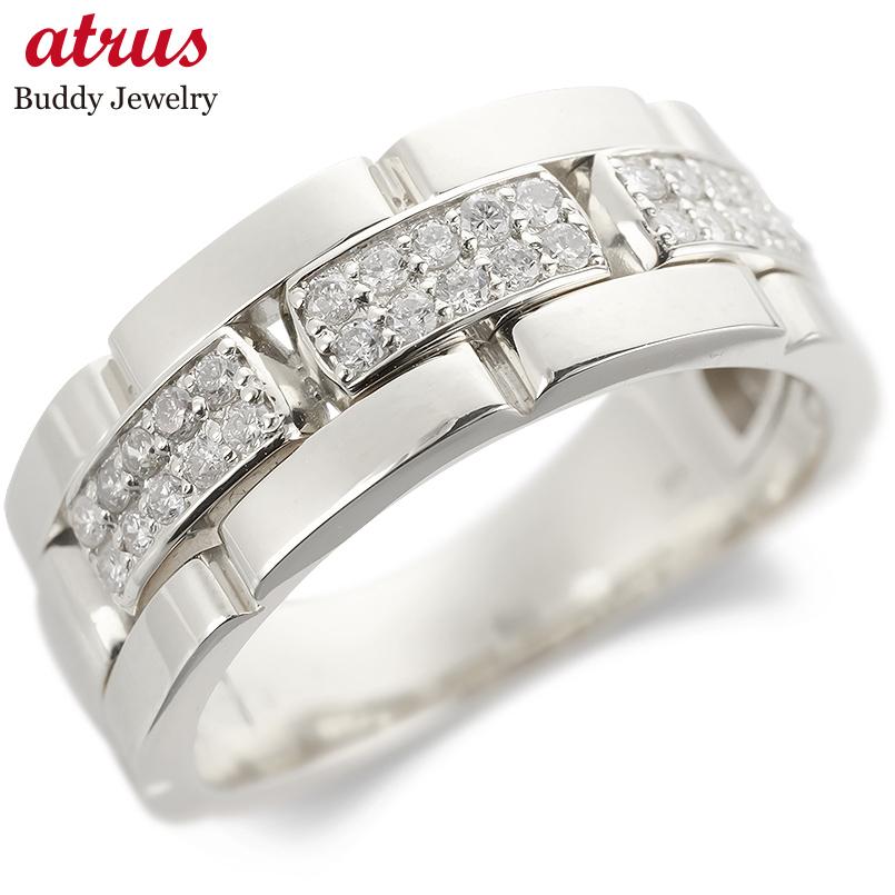 楽天市場】プラチナ リング ダイヤモンド 指輪 0.30ct 幅広 ピンキー