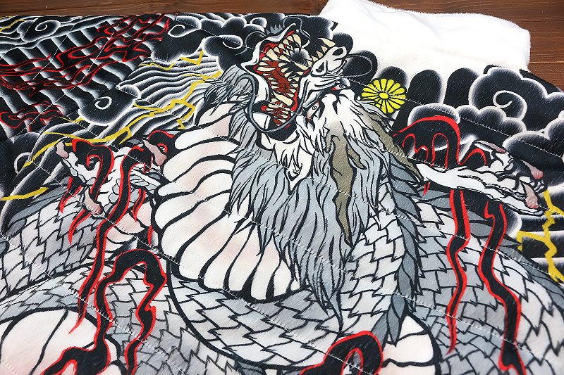 楽天市場】白竜刺青柄 ソフトボア 中綿ジャケット 服 DIAMOND JAPAN dj