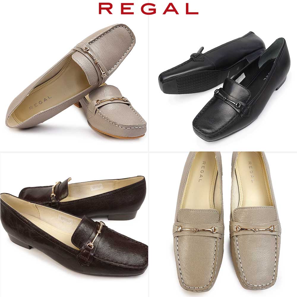 楽天市場】リーガル 靴 レディース ローファー F60N ビットモカ