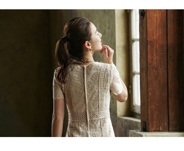 レーシーワンピースセットアップスーツ「SU651」-RUIRUE BOUTIQUE