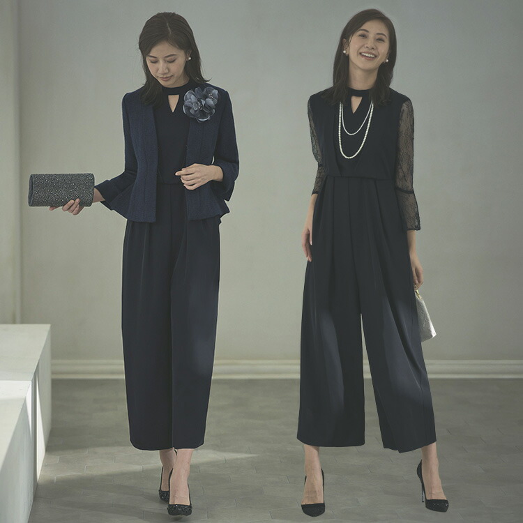 ノーカラージャケット＆オールインワンスーツ「SU1075」-RUIRUE BOUTIQUE