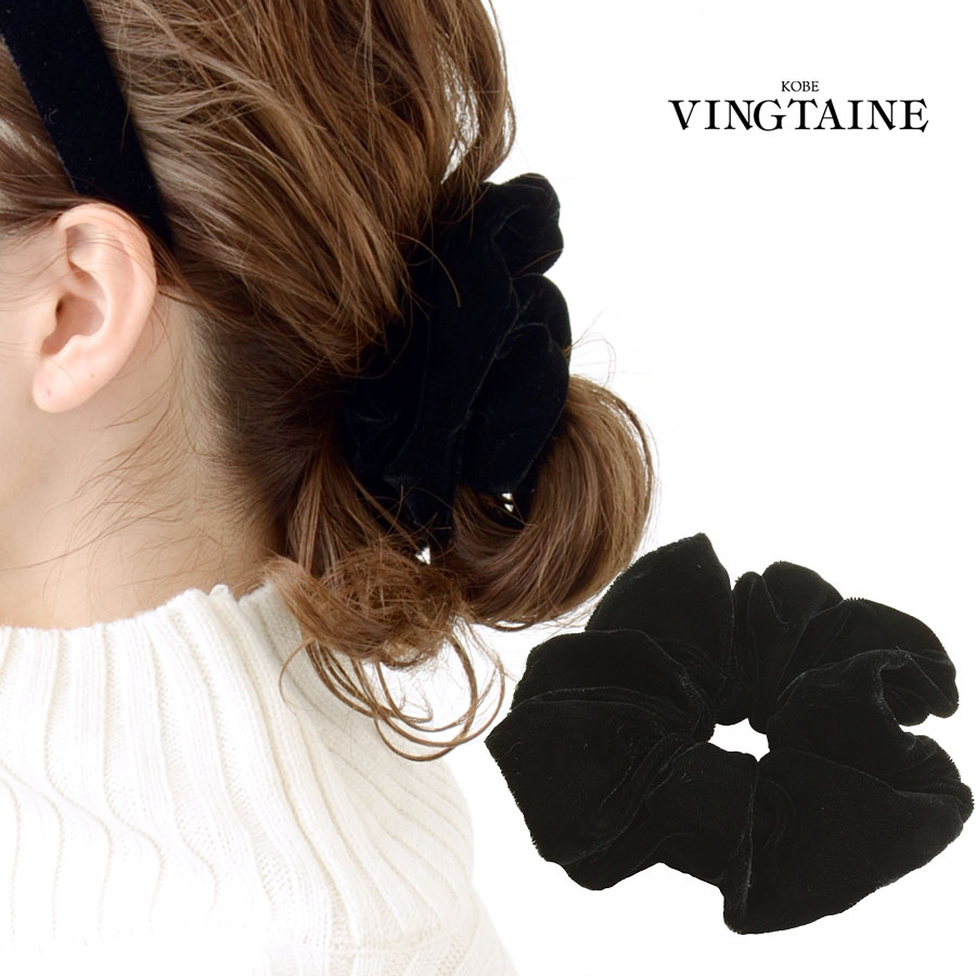 楽天市場】楽天スーパーSALE◇ネコポス送料無料◇ベロアシュシュ