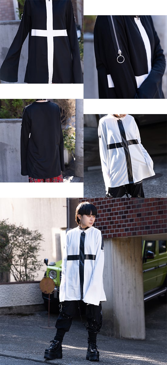 楽天市場】クロスロンT Tシャツ 長袖 ロングTシャツ パンク ロック