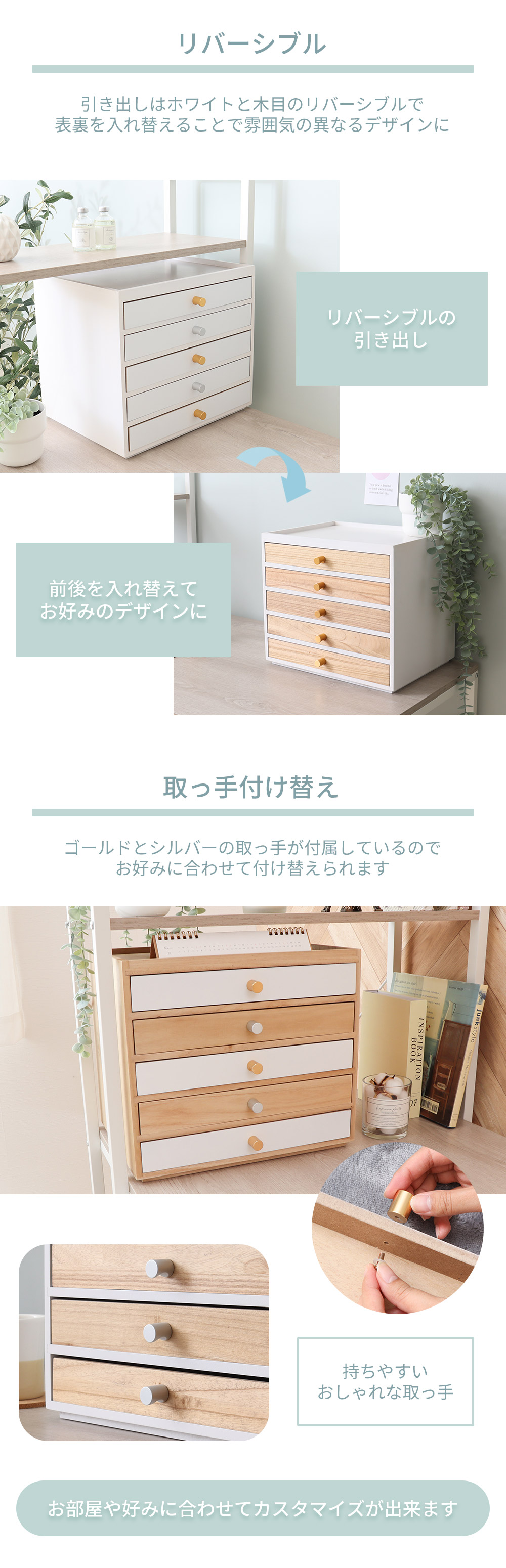 楽天市場】【LINE追加300円クーポン】卓上 小物入れ 引き出し 木製 A4