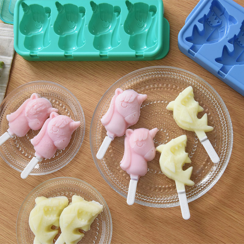 楽天市場】サメ／ユニコーンの絵になるアイス型／ZOKU ゾク【3/1雑貨MD