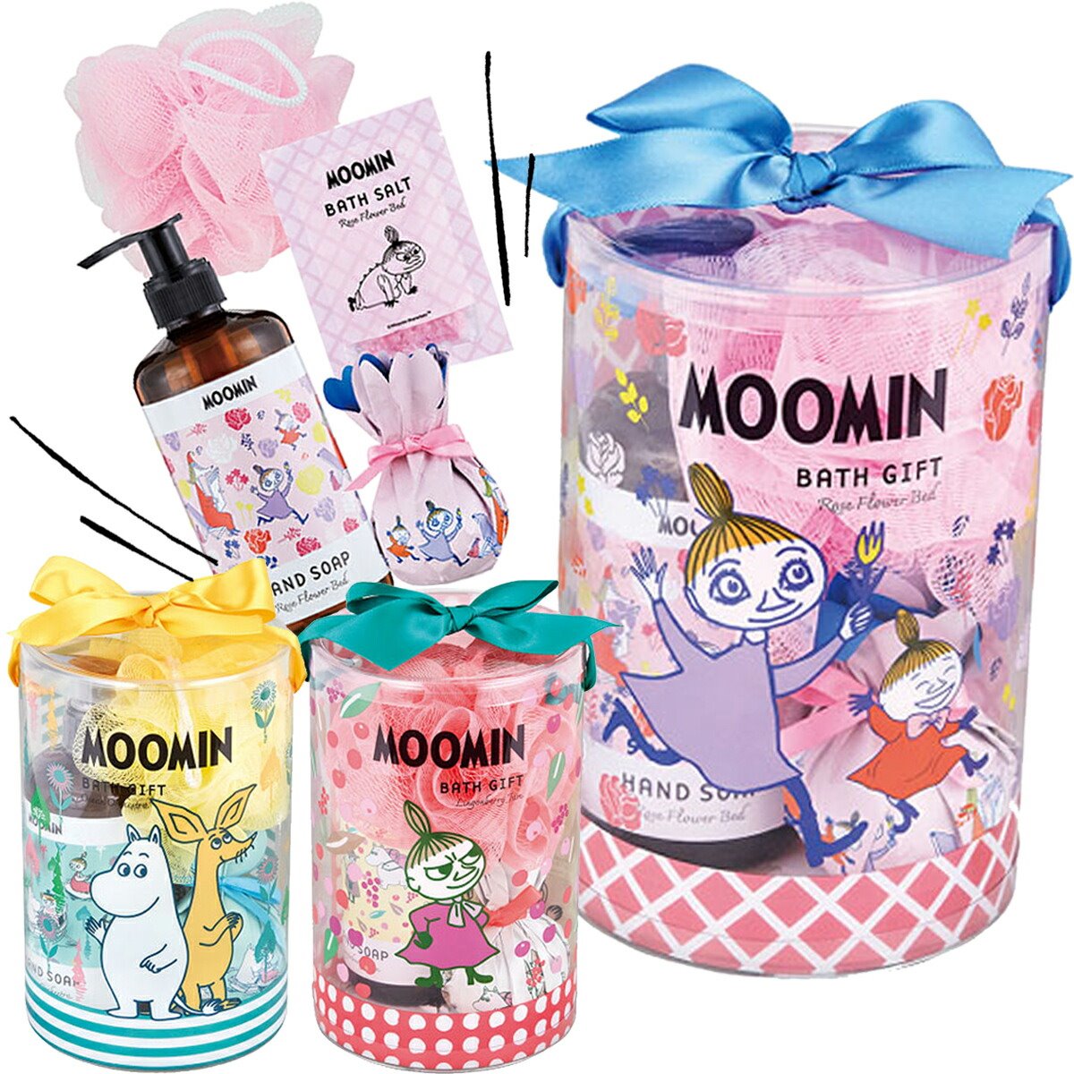 楽天市場】1~7営業日出荷 【単品&3点セット】MOOMIN ムーミン バス