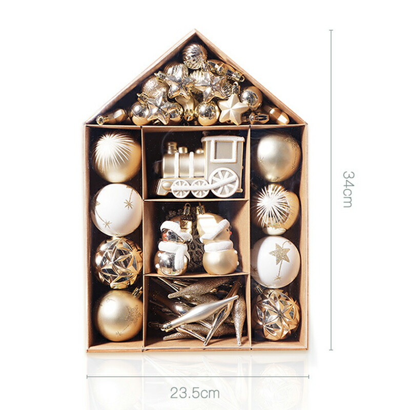 楽天市場】【豪華70個 セット 】【屋式 】クリスマスオーナメント