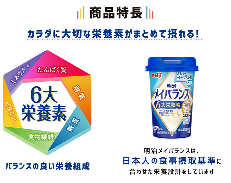 楽天市場】明治メイバランスぎゅっとMini アソートBOX 100ml×24本