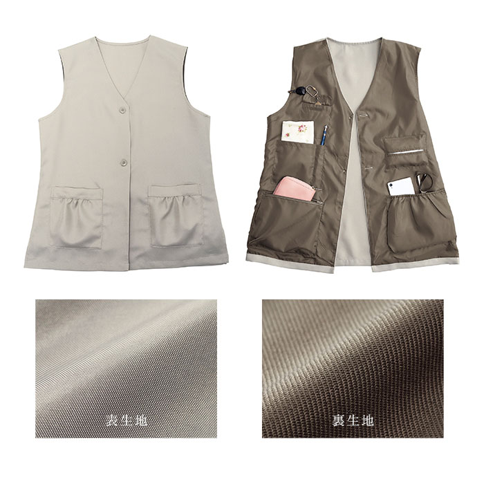 手ぶら ベスト レディース 通販 手ぶらベスト トップス 羽織り羽織 多