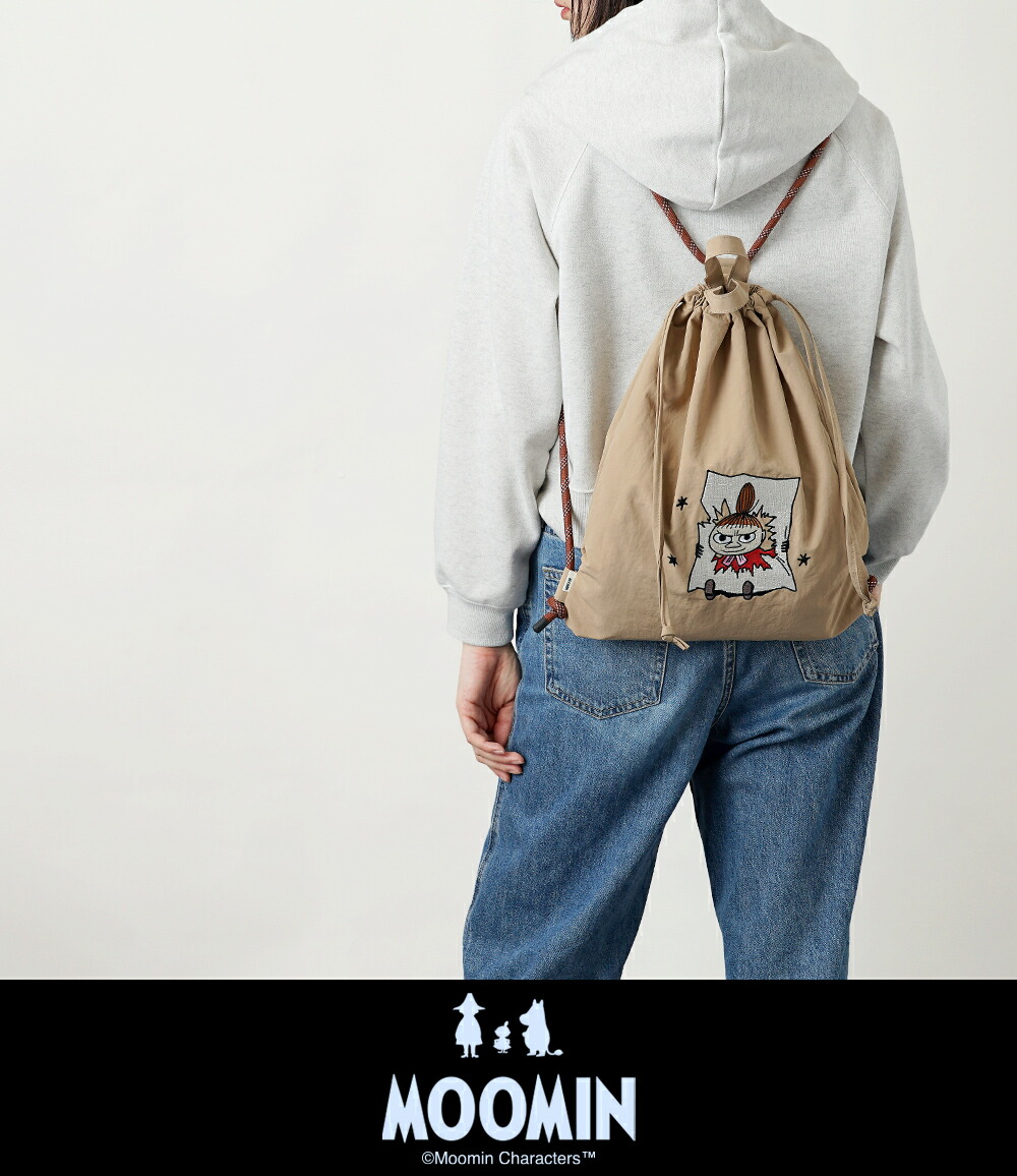 楽天市場】ムーミン 巾着リュック レディース メンズ ナップサック