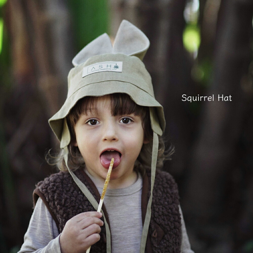 楽天市場】ASH squirrelハット Bisque びすく 韓国子供服 ビスク
