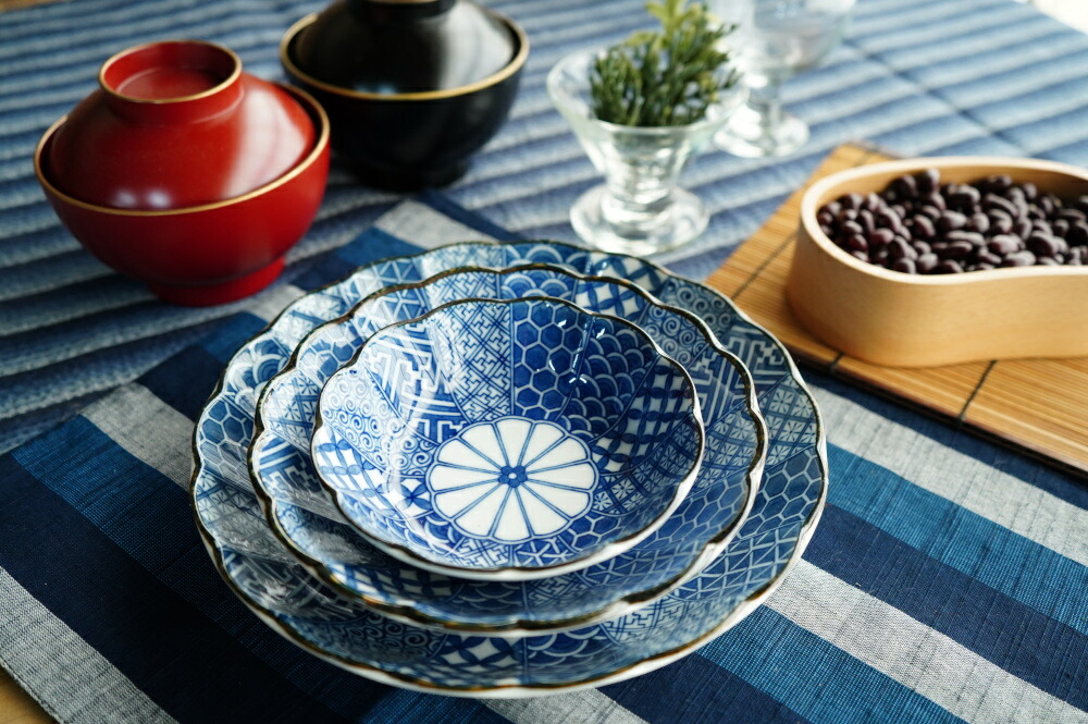 楽天市場】美濃焼 染付祥瑞 中皿 15.5cm【径15.5x高2.5cm】藍 染付 器