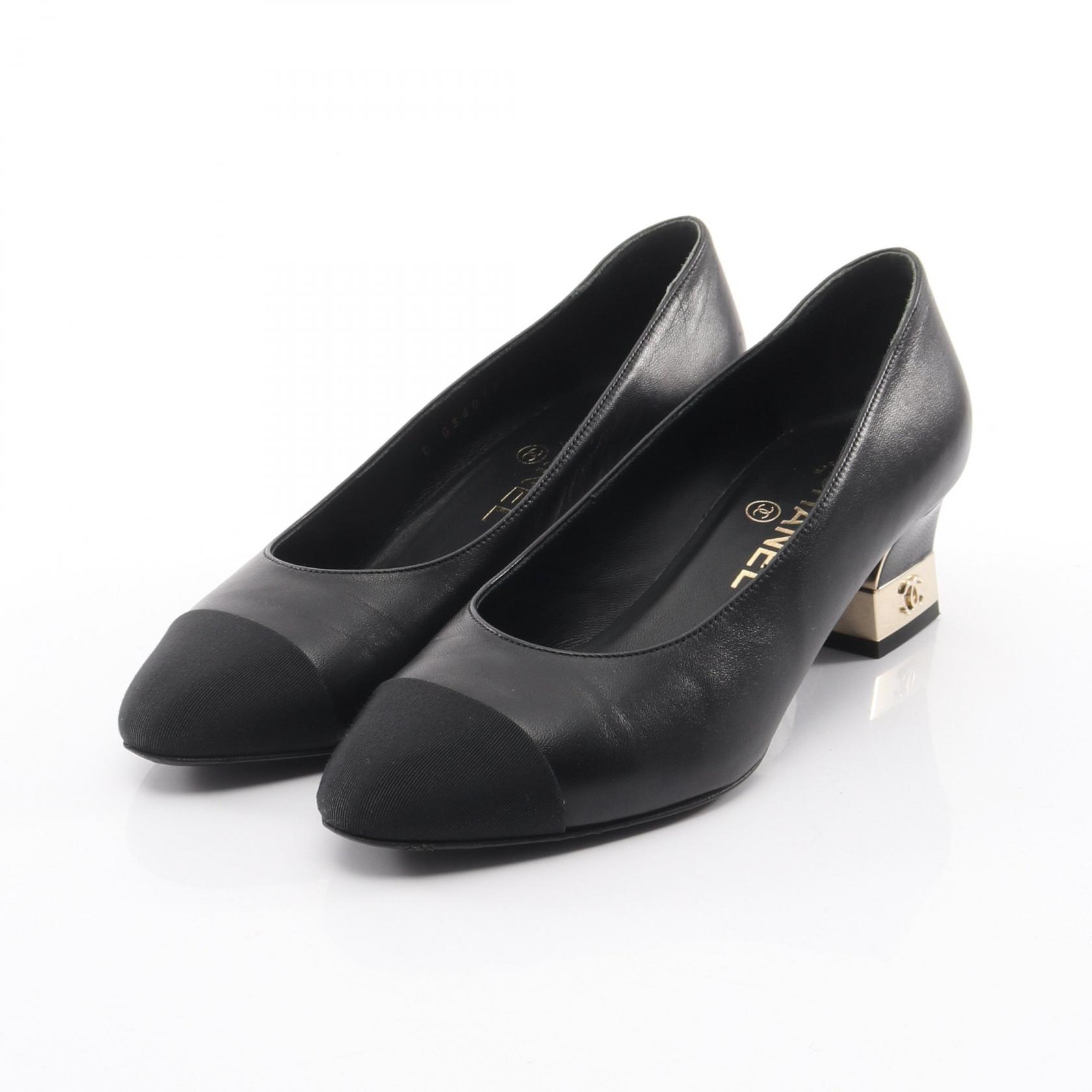 楽天市場】シャネル CHANEL ココマーク パンプス 靴 レザー パテント