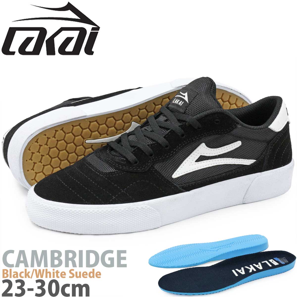 楽天市場】ラカイ ケンブリッジ │23-30cm│ スケボー シューズ Lakai