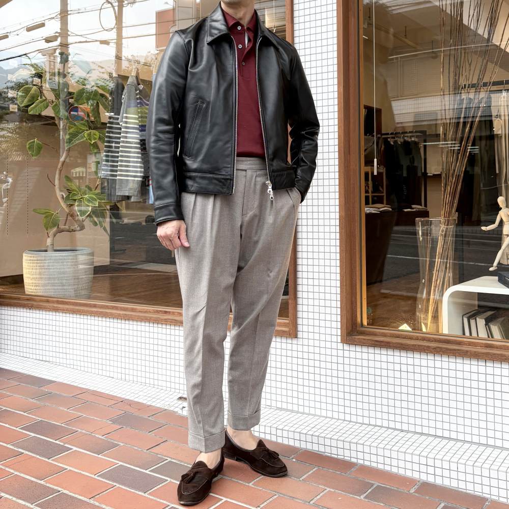 楽天市場】CINQUANTA / チンクアンタ ラムナッパレザーブルゾン R533/1