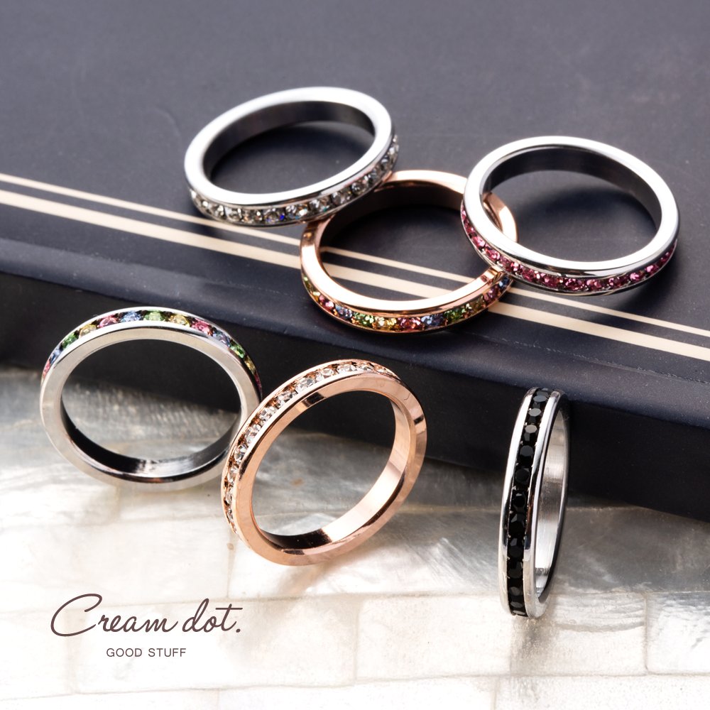 ゆうパケット】リング 指輪 フルエタニティーリング ペアリング