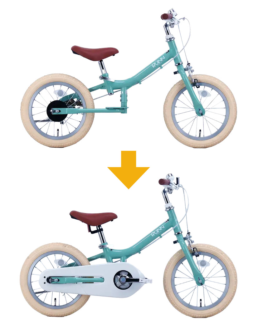 自転車練習 キックバイク ペダル 後付け へんしん バイク サカイ