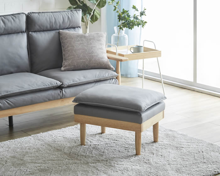 楽天市場】【送料無料】 スツール オットマン 北欧スタイル 木脚