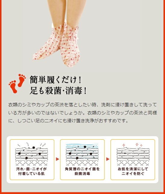 楽天市場】ベビーフット 重曹殺菌消毒洗浄 医薬部外品 履くだけ 簡単
