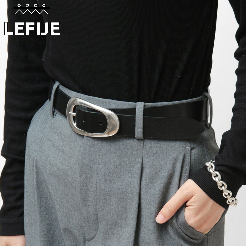 楽天市場】【クーポン】LEFIJE ベルト バックルベルト レフィエ レザー