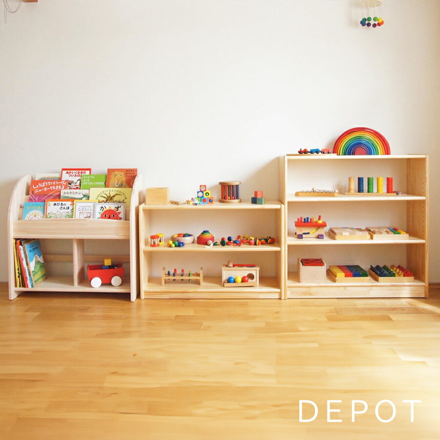 楽天市場】ブロック社 保育園 幼稚園 施設向け 白木棚 （小） 木製