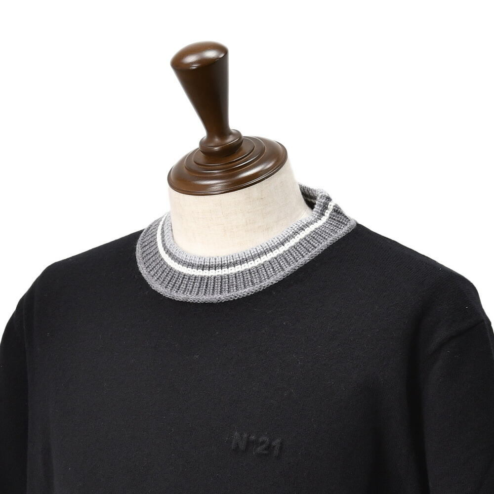 ヌメロ ヴェントゥーノ N°21 クルーネックニット メンズ 長袖セーター