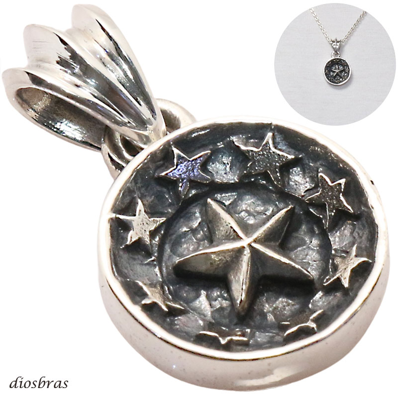 ペンダント トップ 星 スター ゴシック シルバー925ペンダント