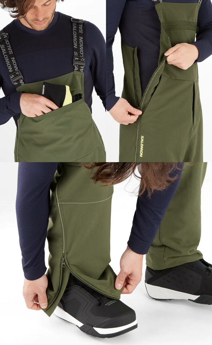 オリーブグリーン スノーボードオーバーオール green（グリーン） 23