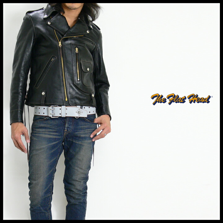 The Flat Head【フラットヘッド】50'Sスタイル・ホースハイドダブル